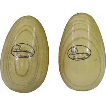 Dimavery egg shaker trä, 2 st, natur 26055335
