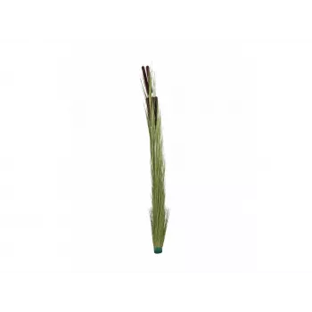 EUROPALMS konstgjort vassgräs med kolvar, ljusgrön, 152cm 82505855