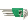 Stahlwille 10771/8 Kulled-Torx-vinkelnyckelsats, 8-delad (T9-T40) 96432700
