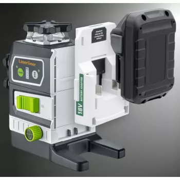 Laserliner PowerPlane-Laser 3G Multi-18V Green 3 x 360° lasernivelleringsinstrument (basenhet) 036.380L