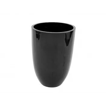 Europalms LEICHTSIN CUP-69 kruka, svart, glänsande (83011819)