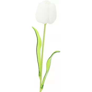 EUROPALMS Crystal Tulip konstgjord blomma, vit, 61 cm, 12-pack (82600204)