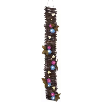 EUROPALMS rosgirlang med LED, 120 cm, vit 83330320
