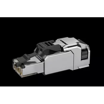 TELEGÄRTNER 100040203 RJ45 Keystone-modul Cat.6A skärmad verktygsfri IDC