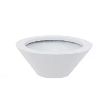 EUROPALMS Leichtsinn Bowl-15 dekorationsskål, vit, glänsande 83011822