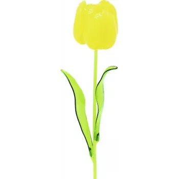 EUROPALMS Crystal Tulip konstgjord blomma, gul, 61 cm, 12-pack 82600207