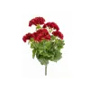 EUROPALMS Konstgjord pelargon, mörkröd, 42 cm 82600112