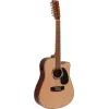 DIMAVERY DR-612 12-strängad akustisk western gitarr, natur 26231281
