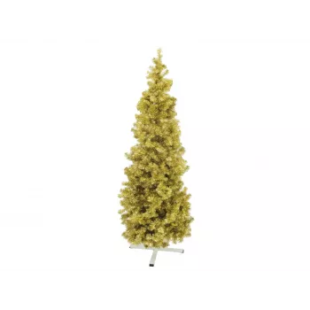 EUROPALMS FUTURA konstgjord julgran, guldmetallic, 210 cm 83500555