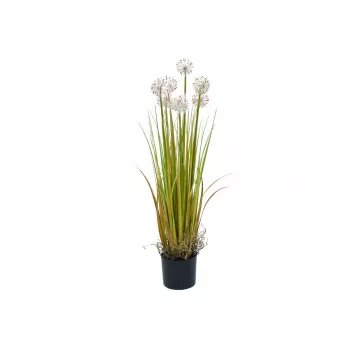 EUROPALMS konstgjord maskrosblomma, 107 cm, vit 82600133