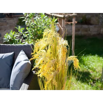 EUROPALMS konstgjord vassgräsbukett, 118 cm 82600136