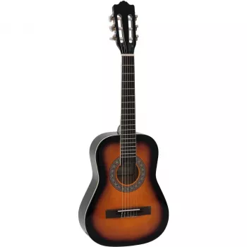 Dimavery AC-303 konsertgitarr 1/2 sunburst 535 mm mensur 6-strängad