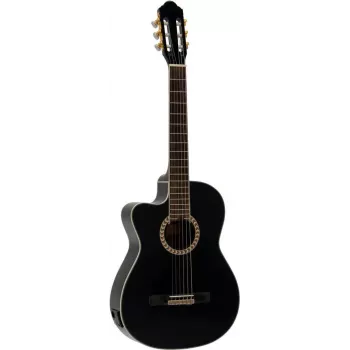 DIMAVERY CN-600L konsertgitarr, svart 26235009