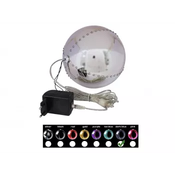 EUROPALMS LED-snöboll 15 cm, mörkblå 83501247