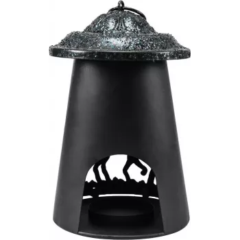 EUROPALMS solcellslykta katt, 23 cm, varmvit LED, IP44 utomhus trädgårdslampa 83505110