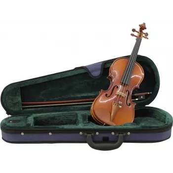 Dimavery violin 1/4 med stråke och fodral - lönnfaner naturlack