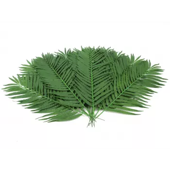 EUROPALMS kokospalmblad, konstgjorda, 110 cm, 12-pack 82509897