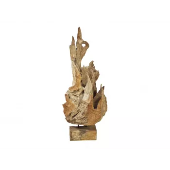 EUROPALMS teakrotsskulptur natur 160 cm 83200185