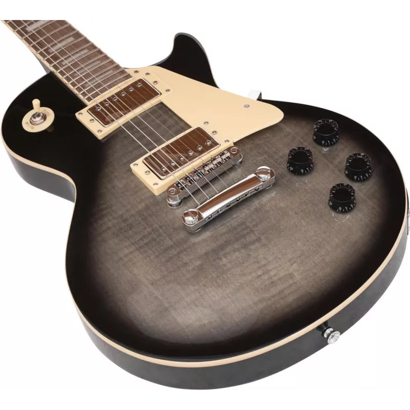 DIMAVERY LP-750 elgitarr, Translucent Gray Blackburst 26219396