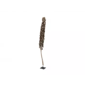 EUROPALMS Cacho Coco konstgjord kokospalm, 120-190 cm, äkta trästam, 12 blad, inomhus 83502349