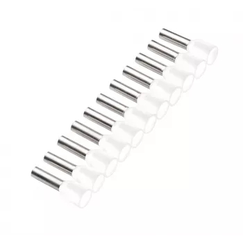 Cimco 187505 delisolerad ändhylsa 0,5 mm² vit 500 st