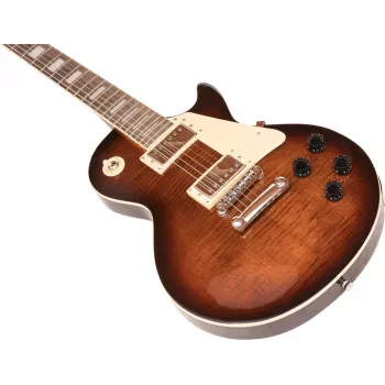 DIMAVERY LP-700 elgitarr, Flamed Brown 26219389