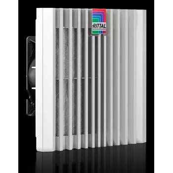 Rittal Blue e+ EMC filterfläkt 100/115 m³/h RAL 7035 3239810