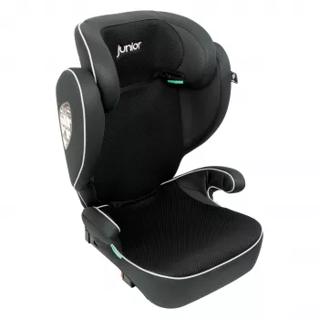 Petex Basic Plus 1600 bilbarnstol svart HDPE ECE R129 i-Size ISOFIX 100-150 cm