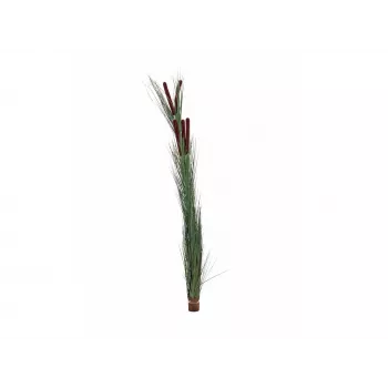 EUROPALMS konstgjort vassgräs med kolvar, mörkgrön, 152cm 82505854