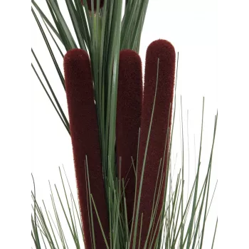 EUROPALMS konstgjort vassgräs med kolvar, mörkgrön, 152cm 82505854