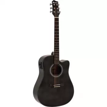 Dimavery STW-90 dreadnought akustisk gitarr, Vintage Black 26245082