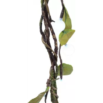 EUROPALMS torvmyrtengirlang med LED, vit, 180 cm 83330308