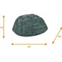 EUROPALMS dekorativ klippa Vulcano, glasfiber, flerfärgad 83313231