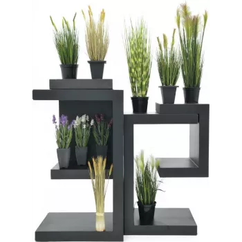 EUROPALMS konstgjort mossgräs i dekorationskruka, 60 cm 82505862