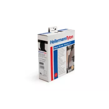 HellermannTyton 300-30480 krympslang 3:1, 4,8 mm, svart, 10 m