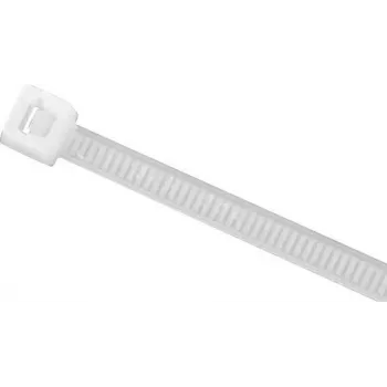 HellermannTyton standardkabelbinda, invändig tandning, 200 mm x 4,6 mm, transparent, 1000 st (138-80019)