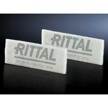 Rittal SK 3174100 filtermatta, G3, 12-pack, för SK 3138/3139