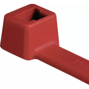 HellermannTyton T80R-N66-RD-C1 standardbuntband, 210 mm x 4,6 mm, röd, 100 st 116-08012