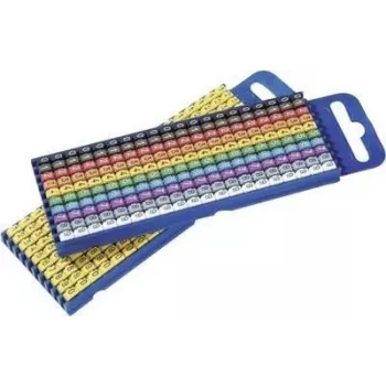 HellermannTyton WIC clip-on kabelmärkare gul 200 st 561-01101