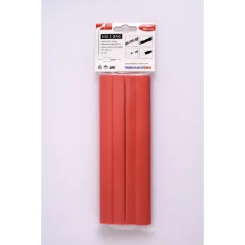 HELLERMANNTYTON HIS-3 värmekrympslangsset, 3:1, 12 mm / 4 mm, röd 308-31211