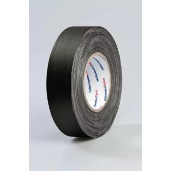 HellermannTyton HelaTape Tex vävtejp 19 mm x 10 m svart bomull-polyester 712-00204