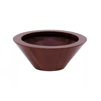 EUROPALMS Leichtsin Bowl-15 röd glänsande dekorationsskål 83011823