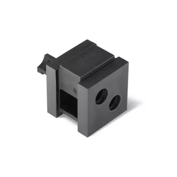 HellermannTyton VP-S_/6-7 dubbelgenomföringshylsa, halogenfri TPE, svart, 20 st (440-00020)