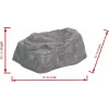 EUROPALMS dekorativ klippa Diamond, glasfiber, naturstensoptik, 50x40x30cm 83313233