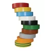 HellermannTyton Helagrip PVC-märkhylsor sortiment, 10 rullar, 15 mm innerdiameter, 10 m längd, flerfärgad (10 färger) 710-00146