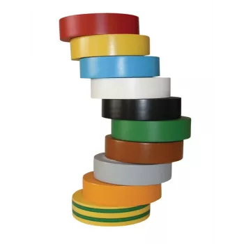 HellermannTyton Helagrip PVC-märkhylsor sortiment, 10 rullar, 15 mm innerdiameter, 10 m längd, flerfärgad (10 färger) 710-00146