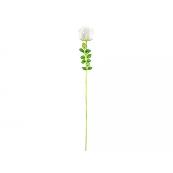 EUROPALMS Crystal Rose konstblomma, vit, 81 cm, 12 st 82600208