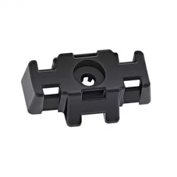 HellermannTyton S3SB15CBM8-PA6GF30-BK skruvfästessockel för buntband, svart, M8, PA6GF30, 1 st 151-01010