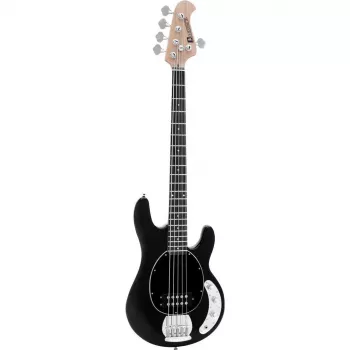 Dimavery MM-505 5-String Electric Bass Guitar, Black 26222096