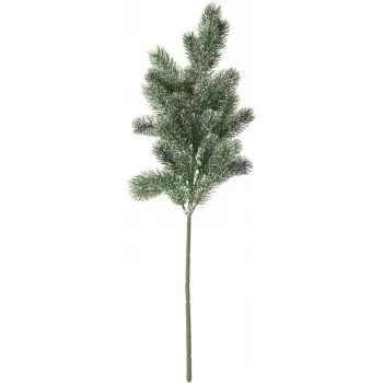 EUROPALMS snötäckt granngren, PE, 65 cm (83500421)